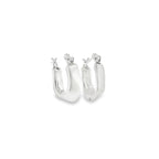 New Sterling Silver Creole Earrings -13mm