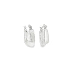 New Sterling Silver Creole Earrings -13mm
