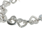 Pre-Loved Tiffany & Co 18ct Gold & Silver Heart Link Bracelet -Ldn 2003