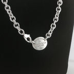 Pre-Loved Tiffany & Co Oval Tag Necklace - 17.5"