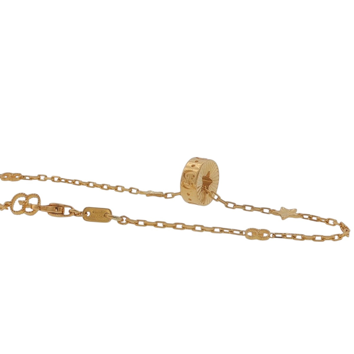 Pre-Loved Gucci 18ct Yellow Gold Icon Cut-Out Star Bracelet- 19.5cm