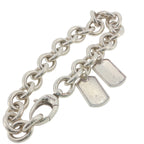 Pre-Loved Gucci Dog Tag Charm Bracelet