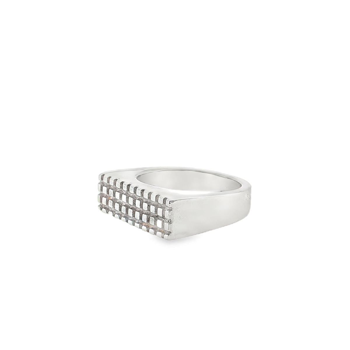 Pre-Loved GUCCI Sterling Silver Signet Ring