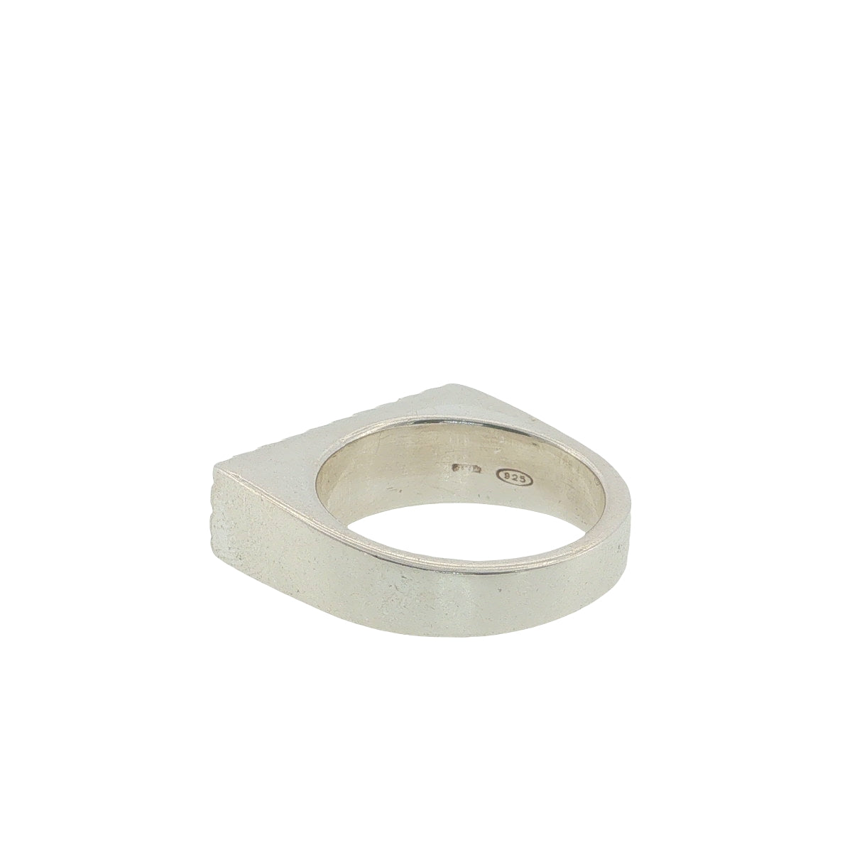 Pre-Loved GUCCI Sterling Silver Signet Ring