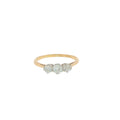 Pre-Loved Vintage 18ct Gold & Platinum Diamond Trilogy Ring – Circa 1940