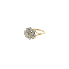 Pre-loved 18ct Yellow Gold Diamond Cluster Ring – 0.50ct – London 1990