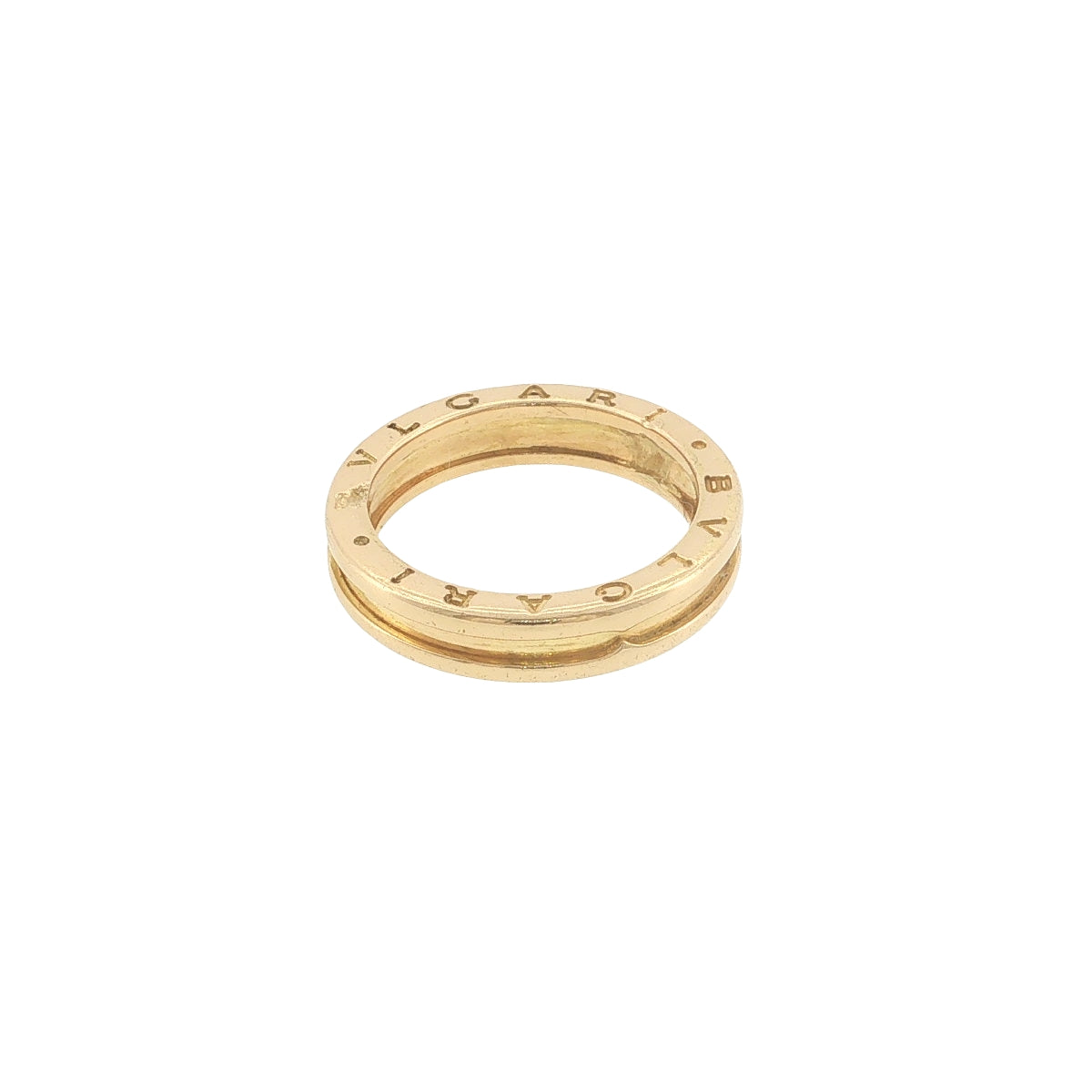 Pre-Loved BVLGARI 18ct Yellow Gold B.zero1 Ring – Size S