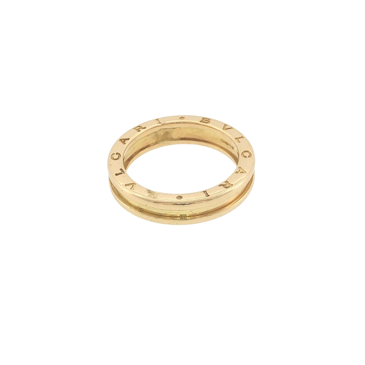 Pre-Loved BVLGARI 18ct Yellow Gold B.zero1 Ring – Size S