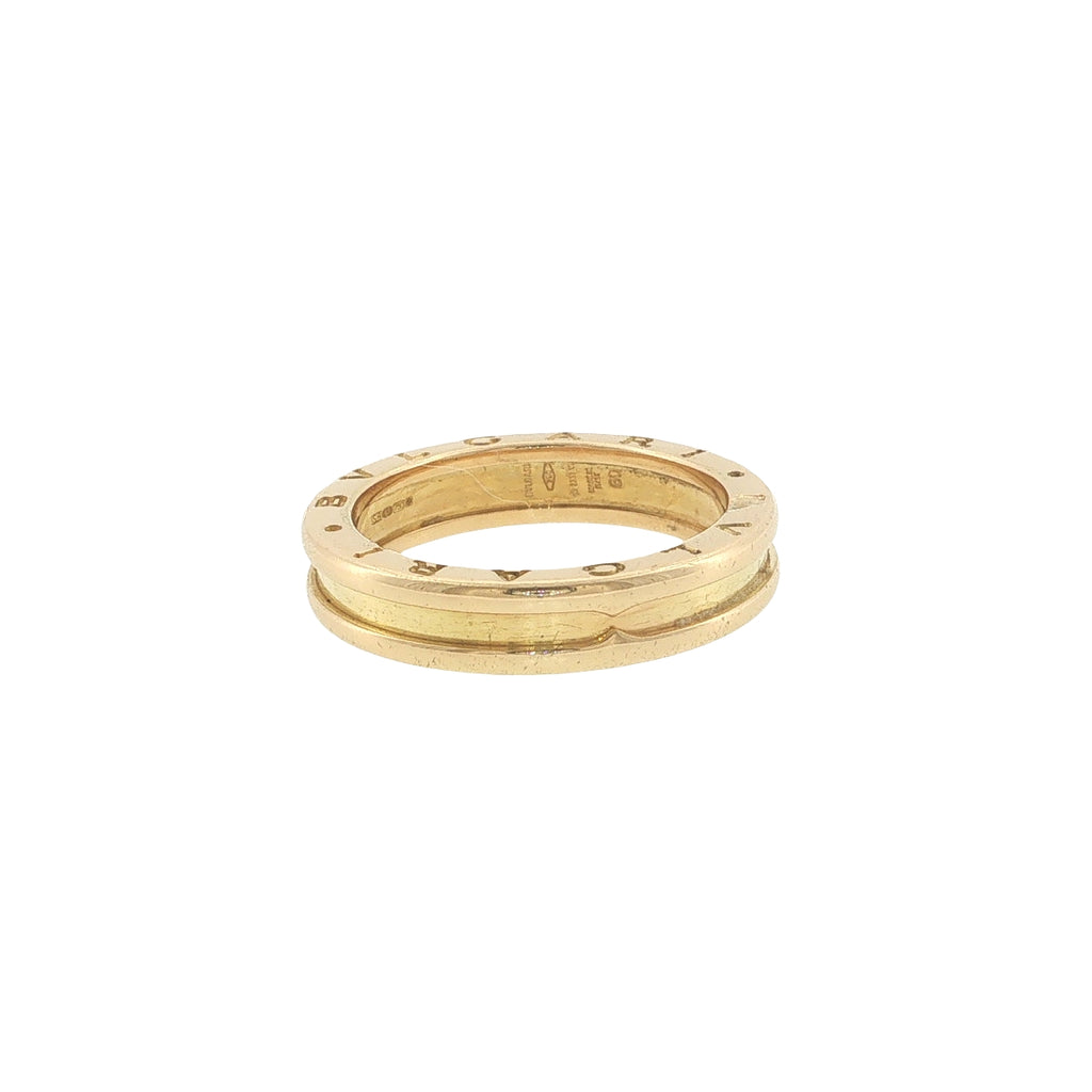 Pre-Loved BVLGARI 18ct Yellow Gold B.zero1 Ring – Size S
