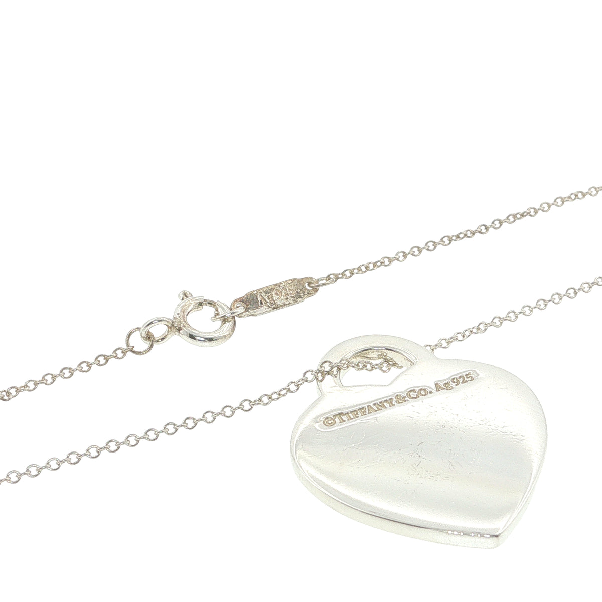 Pre Loved Tiffany Sterling Silver Return to Tiffany® Heart Tag Medium Pendant