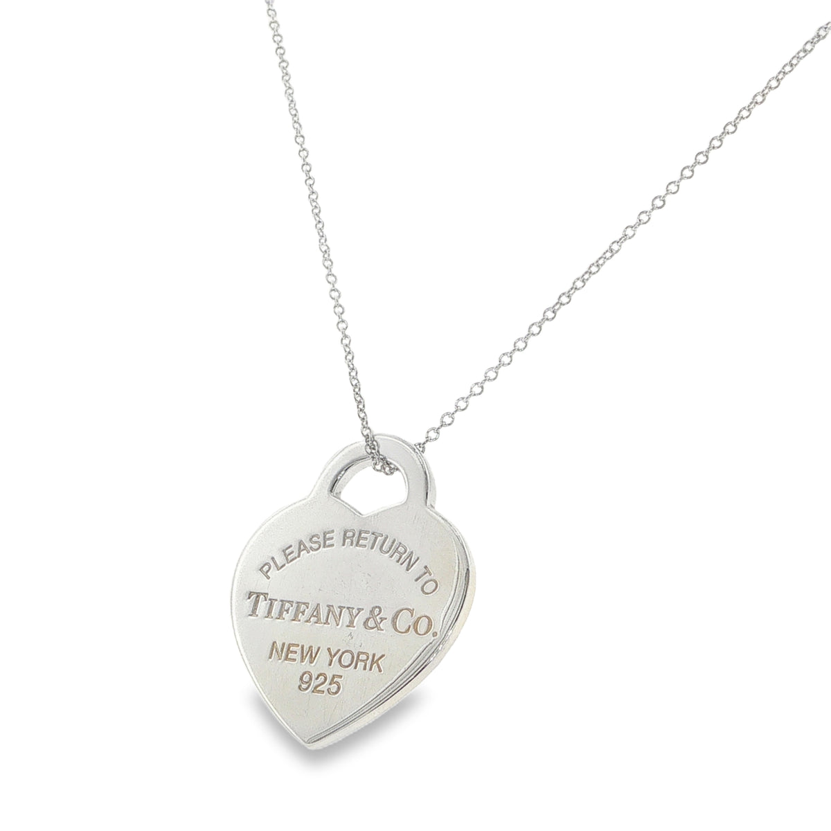 Pre Loved Tiffany Sterling Silver Return to Tiffany® Heart Tag Medium Pendant