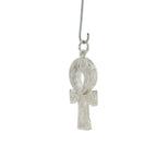 Pre-Loved  Solid Silver Egyptian Ankh Cross Pendant – 14.1 Grams