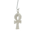 Pre-Loved  Solid Silver Egyptian Ankh Cross Pendant – 14.1 Grams