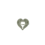 Pre-Loved DQCZ Sterling Silver Cubic Zirconia Angel Wings Heart Ring – Size N