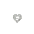 Pre-Loved DQCZ Sterling Silver Cubic Zirconia Angel Wings Heart Ring – Size N