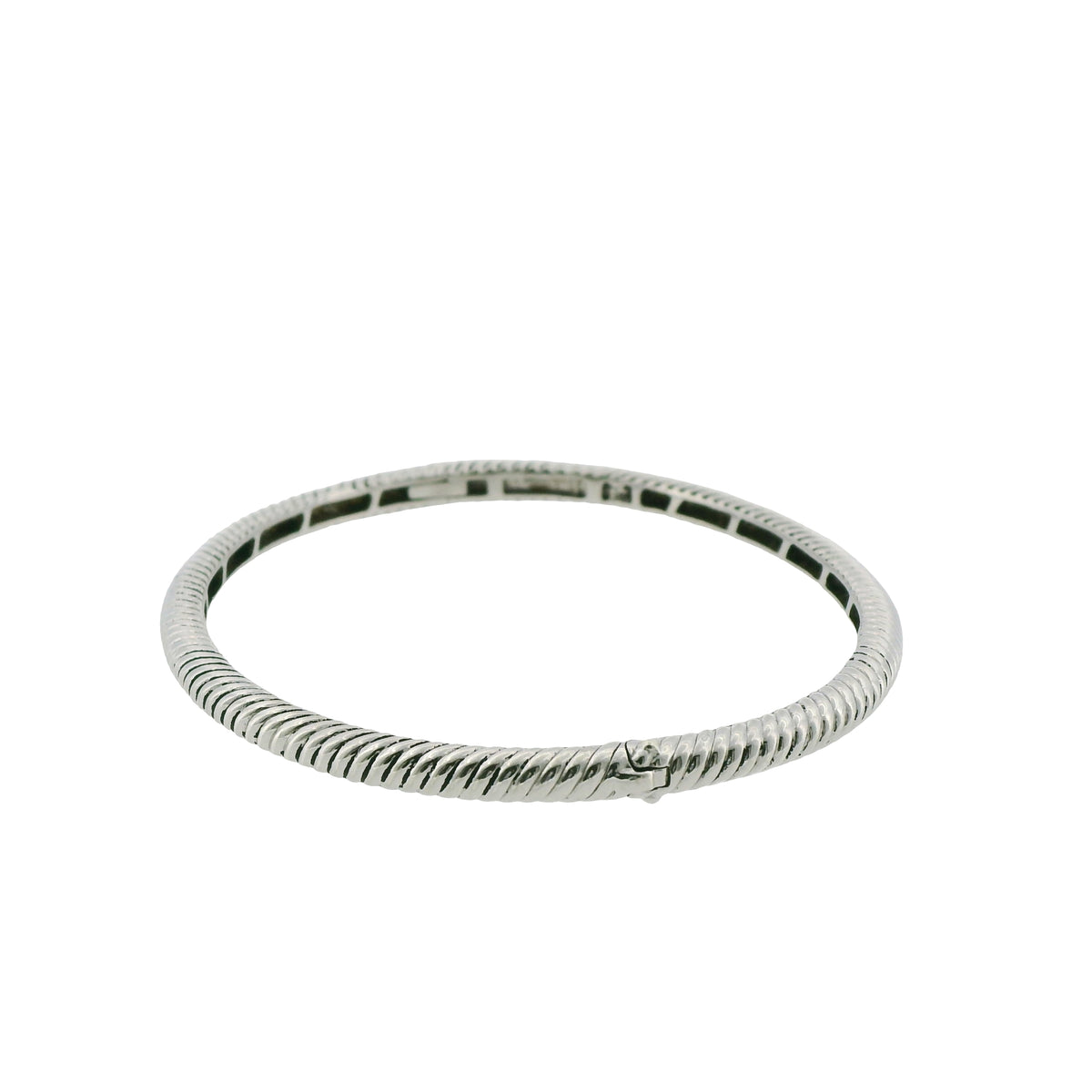 Pre-Loved TI SENTO Milano Silver Textured Bangle
