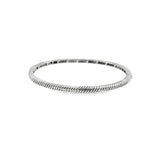 Pre-Loved TI SENTO Milano Silver Textured Bangle