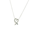 Pre-Loved Tiffany & Co. Silver Paloma Picasso Loving Heart Necklace
