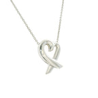 Pre-Loved Tiffany & Co. Silver Paloma Picasso Loving Heart Necklace
