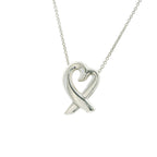 Pre-Loved Tiffany & Co. Silver Paloma Picasso Loving Heart Necklace