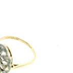 Pre-Loved Antique Edwardian 18ct Gold & Platinum Diamond Cluster Ring – 0.75ct