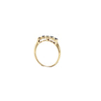 Pre-Loved 9ct Gold Sapphire Five Stone Band Ring