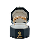 Pre-Loved Antique 18ct Gold & Diamond Five-Stone Boat Ring -. 33ct
