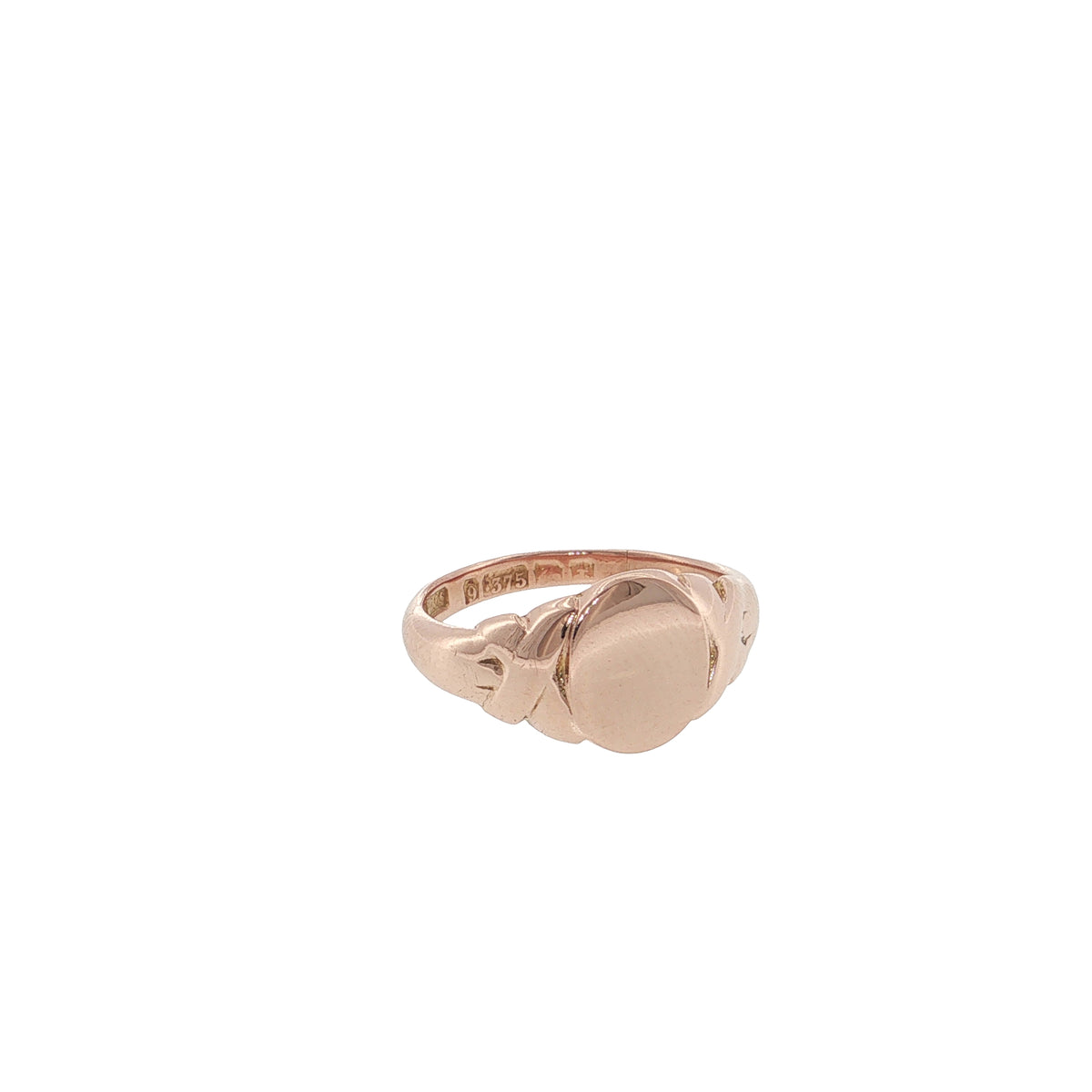Pre-Loved Antique 9ct Rose Gold Signet Ring – Birmingham 1918