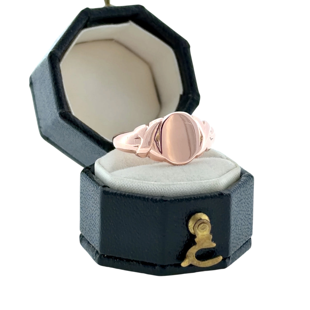Pre-Loved Antique 9ct Rose Gold Signet Ring – Birmingham 1918